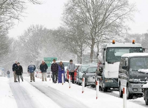 Trasporti nella morsa del freddo
