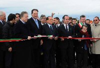 TAGLIO DEL NASTRO PER IL PASSANTE DI MESTRE