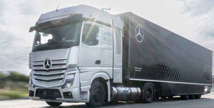 Daimler Truck è pronta per la prima flotta di prova di Mercedes-Benz GenH2 Truck