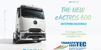 Anteprima italiana per il Nuovo Mercedes-Benz eActros 600 al Transpotec
