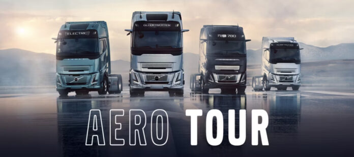 Parte l’Aero Tour di Volvo Trucks