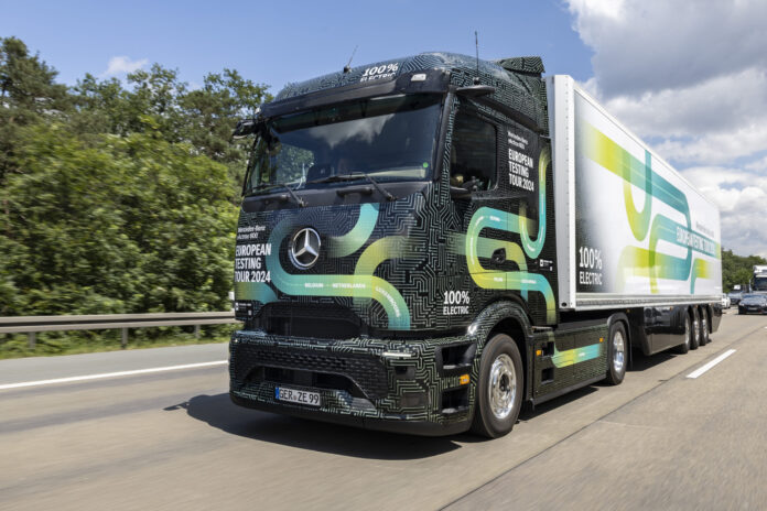 Al via l’European Testing Tour 2024 dell’eActros 600