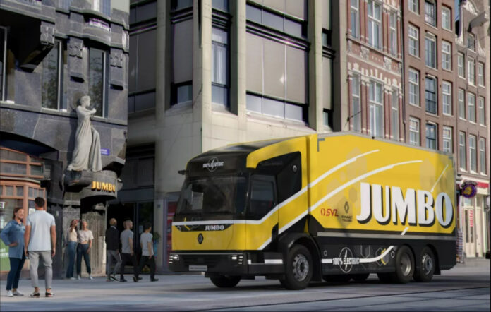 Renault Trucks, Jumbo e SVZ testano il prototipo elettrico “Oxygen”