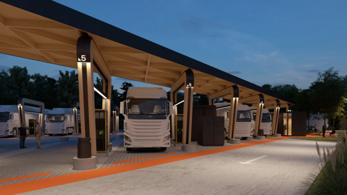 Scania lancia Erinion per la ricarica dei veicoli commerciali elettrici