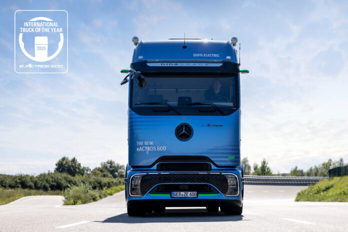 Il Mercedes-Benz eActros 600 è “International Truck of the Year 2025”