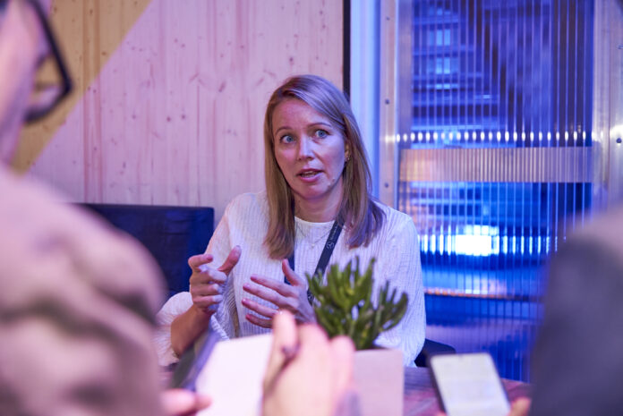 Stina Fagerman, Head of Marketing, Sales and Services at Mercedes-Benz Trucks.