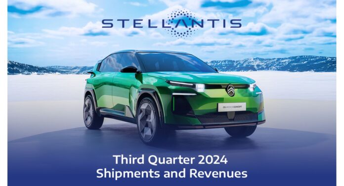 Stellantis registra un calo dei ricavi netti nel terzo trimestre del 2024