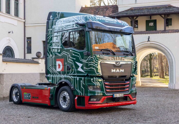 Il primo eTruck MAN per Duvenbeck