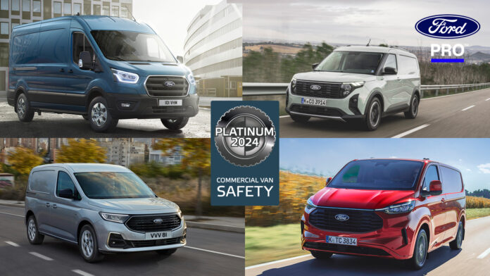 Ford Pro: la gamma Transit ottiene la valutazione Platinum di Euro NCAP