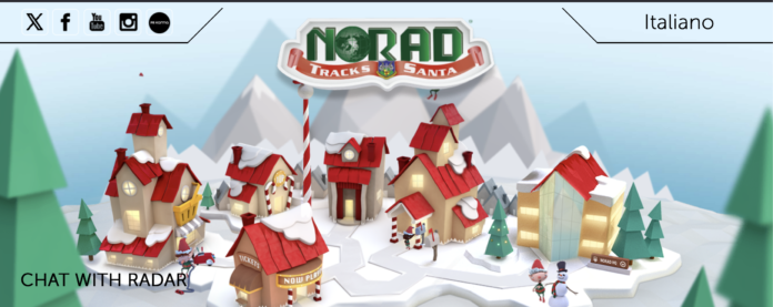 Babbo Natale esiste… e lo segue il NORAD!