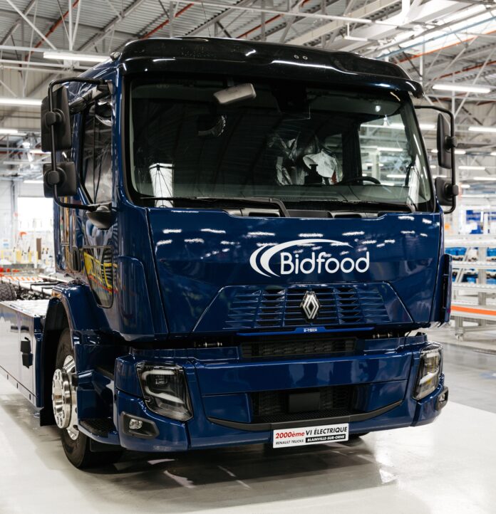 Bidfood decarbonizza la sua logistica con 50 Renault Trucks E-Tech