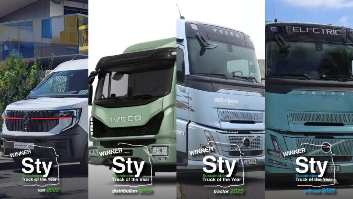 Volvo Trucks, IVECO e Renault Trucks si aggiudicano il Sustainable Truck of the Year 2025