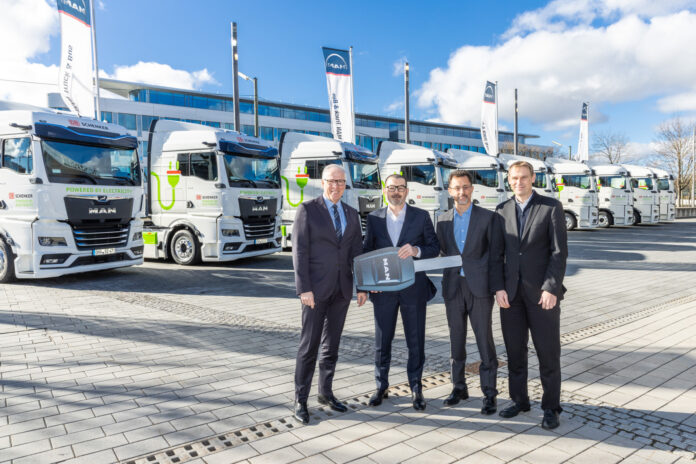 150 MAN eTruck a DB Schenker