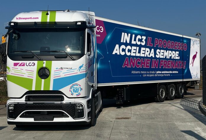eActros 600 su strada con LC3