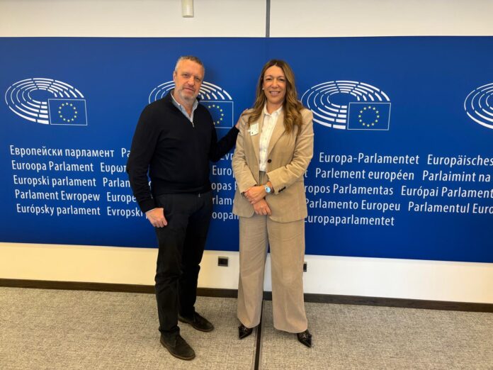 Carlotta Caponi - Segretario Generale della FAI – Federazione Autotrasportatori Italiani e l’On. Flavio Tosi