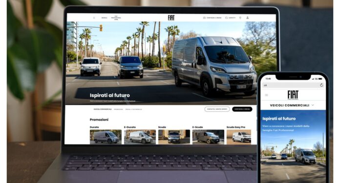 Un nuovo sito web per FIAT Professional