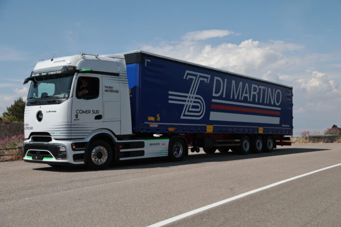 L’eActros 600 scala l’Etna: sostenibilità, potenza e performance su strade estreme