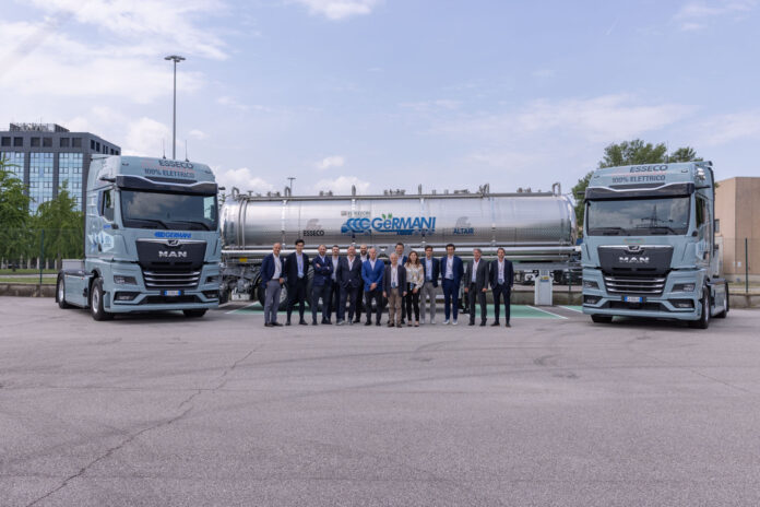 Trasporto ADR, parte la rivoluzione elettrica con MAN ed Esseco Industrial