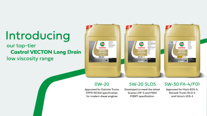 Castrol lancia VECTON: la nuova gamma di oli motori di alta qualità e bassa viscosità per i veicoli pesanti