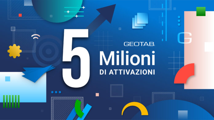 Geotab supera i 5 milioni di veicoli connessi a livello globale
