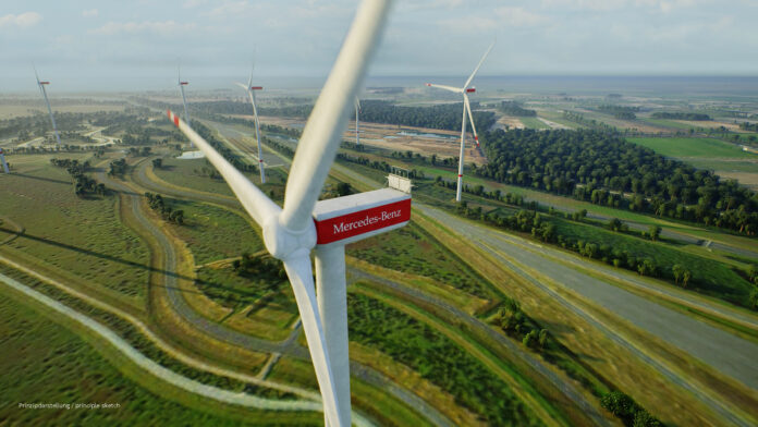 Al via la costruzione di un parco eolico da 140 MW presso la pista di prova Mercedes-Benz di Papenburg