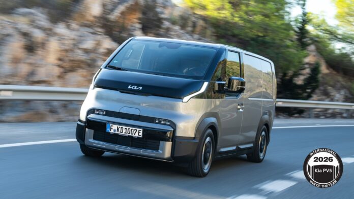 Kia PV5 è International Van of the Year 2026