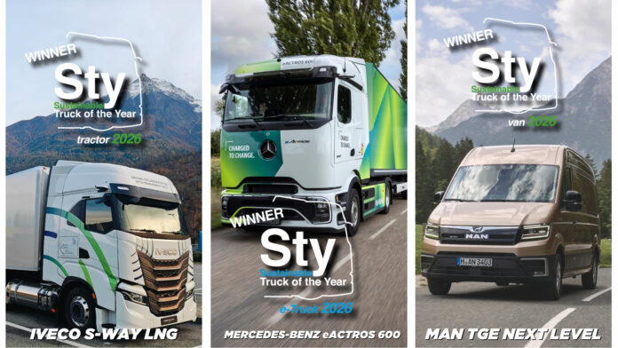 Sustainable truck of the year 2026: i vincitori sono MAN, Iveco e Mercedes