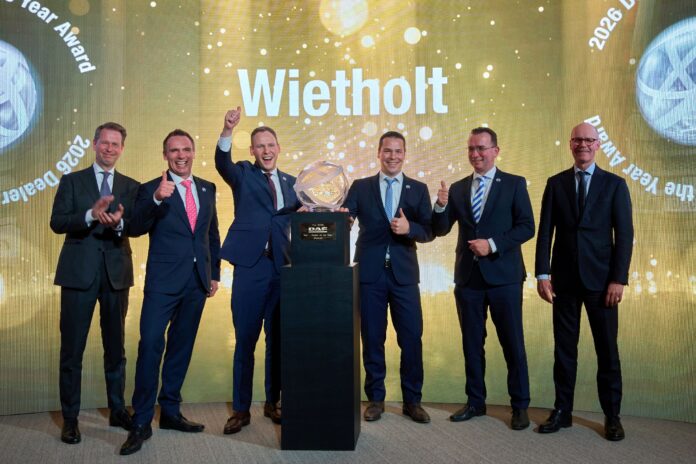 DAF assegna il premio “International Dealer of the Year 2026”