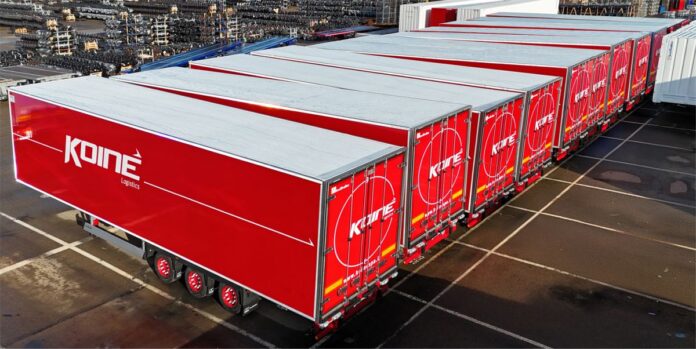 Koiné potenzia la flotta con 60 semirimorchi Lecitrailer