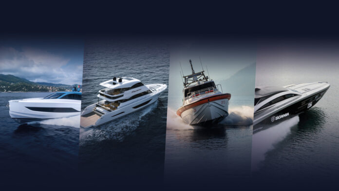 Scania al Salone di Genova, dal V8 all’elettrico per il settore nautico