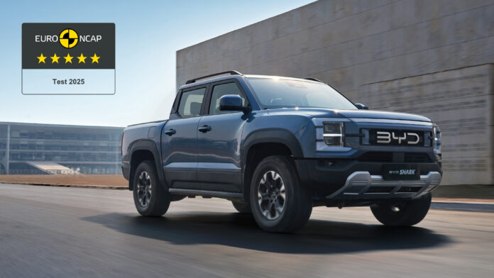 Pickup: BYD SHARK ottiene le 5 stelle Euro NCAP